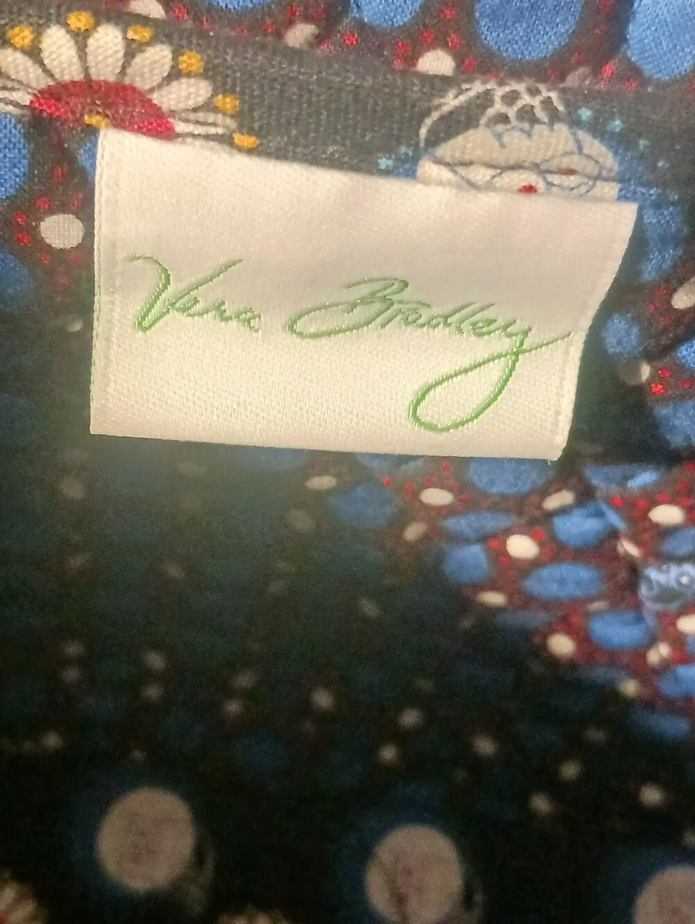 VERA BRADLEY Quilted Handbag Purse Bag Shoulder Medium Size